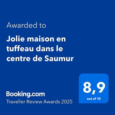 Jolie Maison Tuffeau Centre De Saumur Avec Local Velos โซมูร์ ภายนอก รูปภาพ